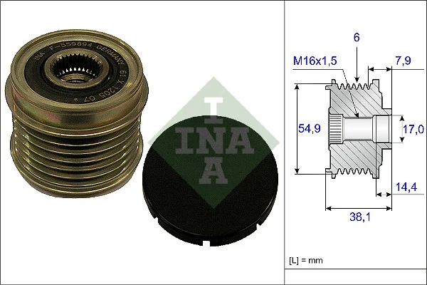 Alternator Freewheel Clutch
